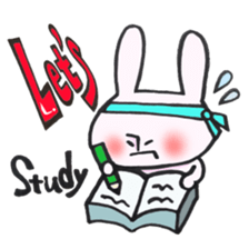 LET'S rabbit sticker #12817404
