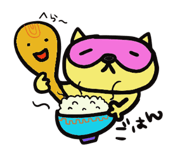 Strange raccoon sticker #12817575