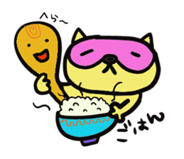 Strange raccoon sticker #12817575