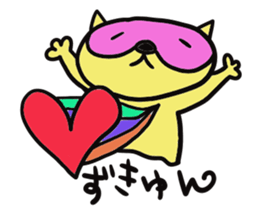 Strange raccoon sticker #12817579