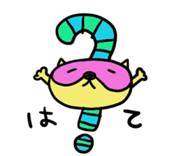 Strange raccoon sticker #12817598