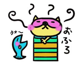 Strange raccoon sticker #12817600