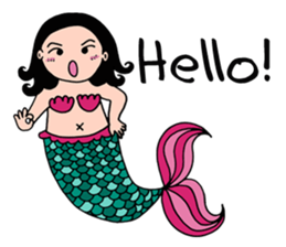 Pubabe Chubby Mermaid sticker #12817606