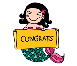 Pubabe Chubby Mermaid sticker #12817612