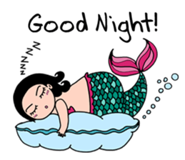 Pubabe Chubby Mermaid sticker #12817619