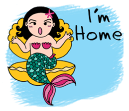 Pubabe Chubby Mermaid sticker #12817621