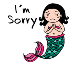 Pubabe Chubby Mermaid sticker #12817628
