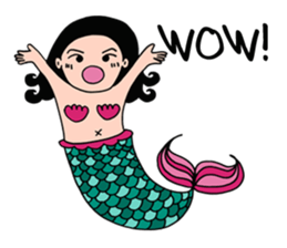 Pubabe Chubby Mermaid sticker #12817631