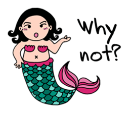 Pubabe Chubby Mermaid sticker #12817640