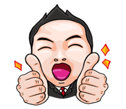 I'm the greatest salesman in the world sticker #12818048