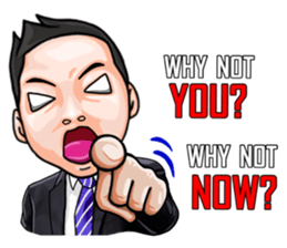 I'm the greatest salesman in the world sticker #12818067