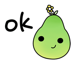 Cute shaddock (Mid-Autumn Festival) sticker #12818546