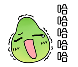 Cute shaddock (Mid-Autumn Festival) sticker #12818548