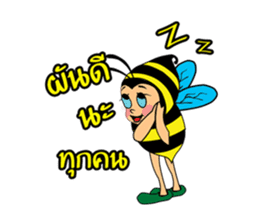 Thai Bees sticker #12818826