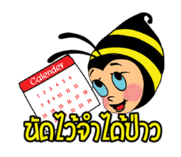 Thai Bees sticker #12818844
