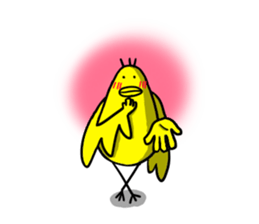 Just a bird. sticker #12819063