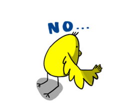 Just a bird. sticker #12819068