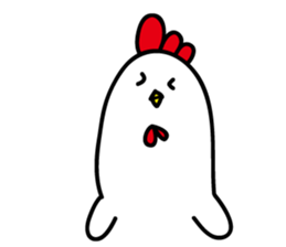 Ugly chicken sticker #12819930