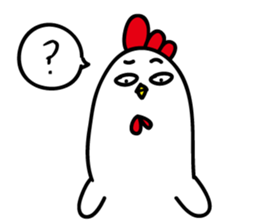 Ugly chicken sticker #12819963