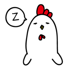 Ugly chicken sticker #12819964