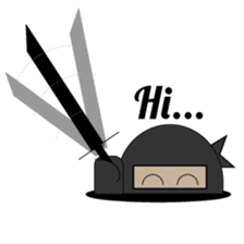 Popo the Ninja sticker #12820340