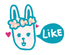 Mr. long face rabbit sticker #12820692
