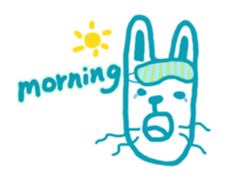 Mr. long face rabbit sticker #12820701