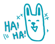 Mr. long face rabbit sticker #12820703