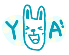 Mr. long face rabbit sticker #12820704