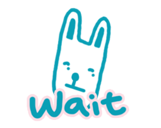 Mr. long face rabbit sticker #12820709