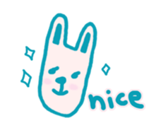 Mr. long face rabbit sticker #12820713