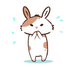 Naughty rabbit with little Kokichi sticker #12820886