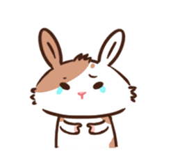 Naughty rabbit with little Kokichi sticker #12820887
