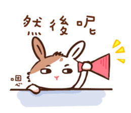 Naughty rabbit with little Kokichi sticker #12820912