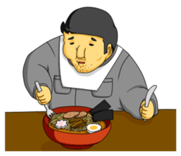 workers of the town factory sticker #12821031