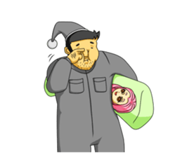 workers of the town factory sticker #12821033