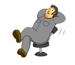 workers of the town factory sticker #12821034