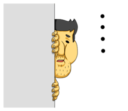 workers of the town factory sticker #12821042