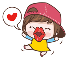 Little Red Hood Girl sticker #12821152