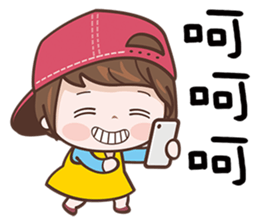 Little Red Hood Girl sticker #12821154