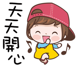 Little Red Hood Girl sticker #12821159