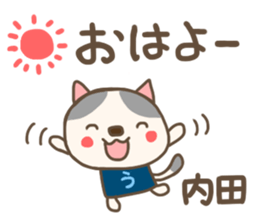 For UCHIDA'S Sticker sticker #12821650