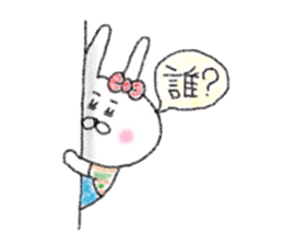 Usagijyoshi graffiti 2 sticker #12822367