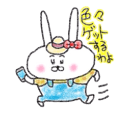 Usagijyoshi graffiti 2 sticker #12822380