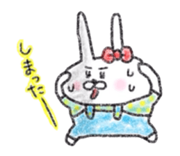 Usagijyoshi graffiti 2 sticker #12822400