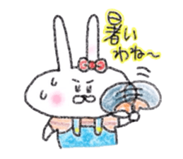 Usagijyoshi graffiti 2 sticker #12822404