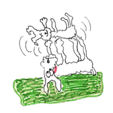 wire fox terrier 2 sticker #12822501