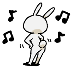 child rabbit:cloud sticker #12822648