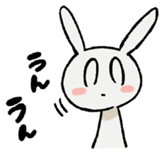 child rabbit:cloud sticker #12822652