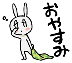 child rabbit:cloud sticker #12822657